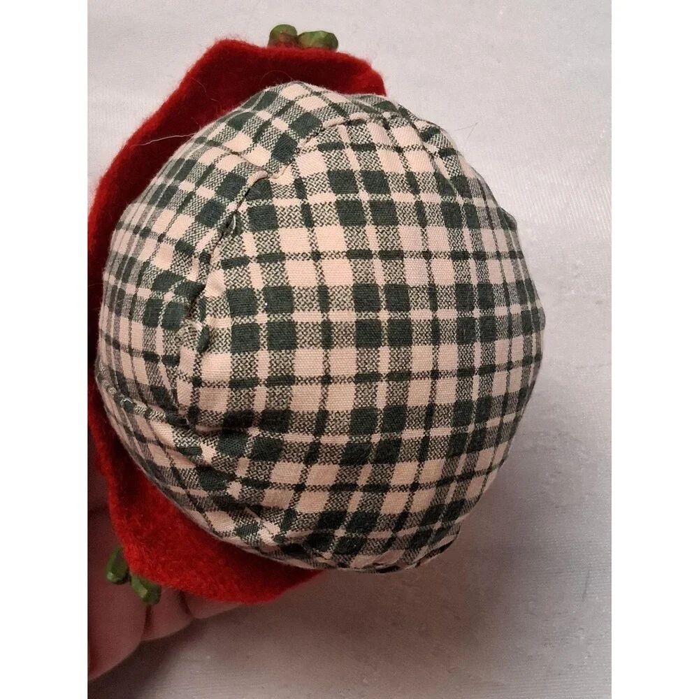 Vintage Berrie Christmas Frog Decoration Country Folks